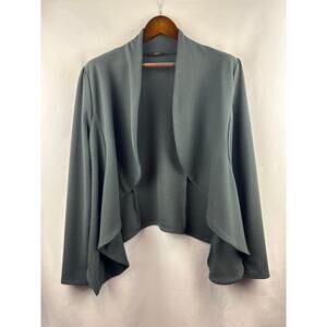Women’s Ssoulm XL Charcoal Grey Blazer Sweater
